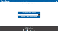 Desktop Screenshot of leafbuyer.com